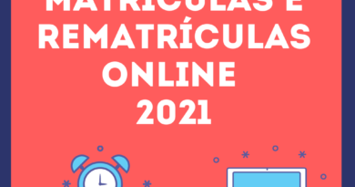 Matrículas e Rematrículas Online 2021